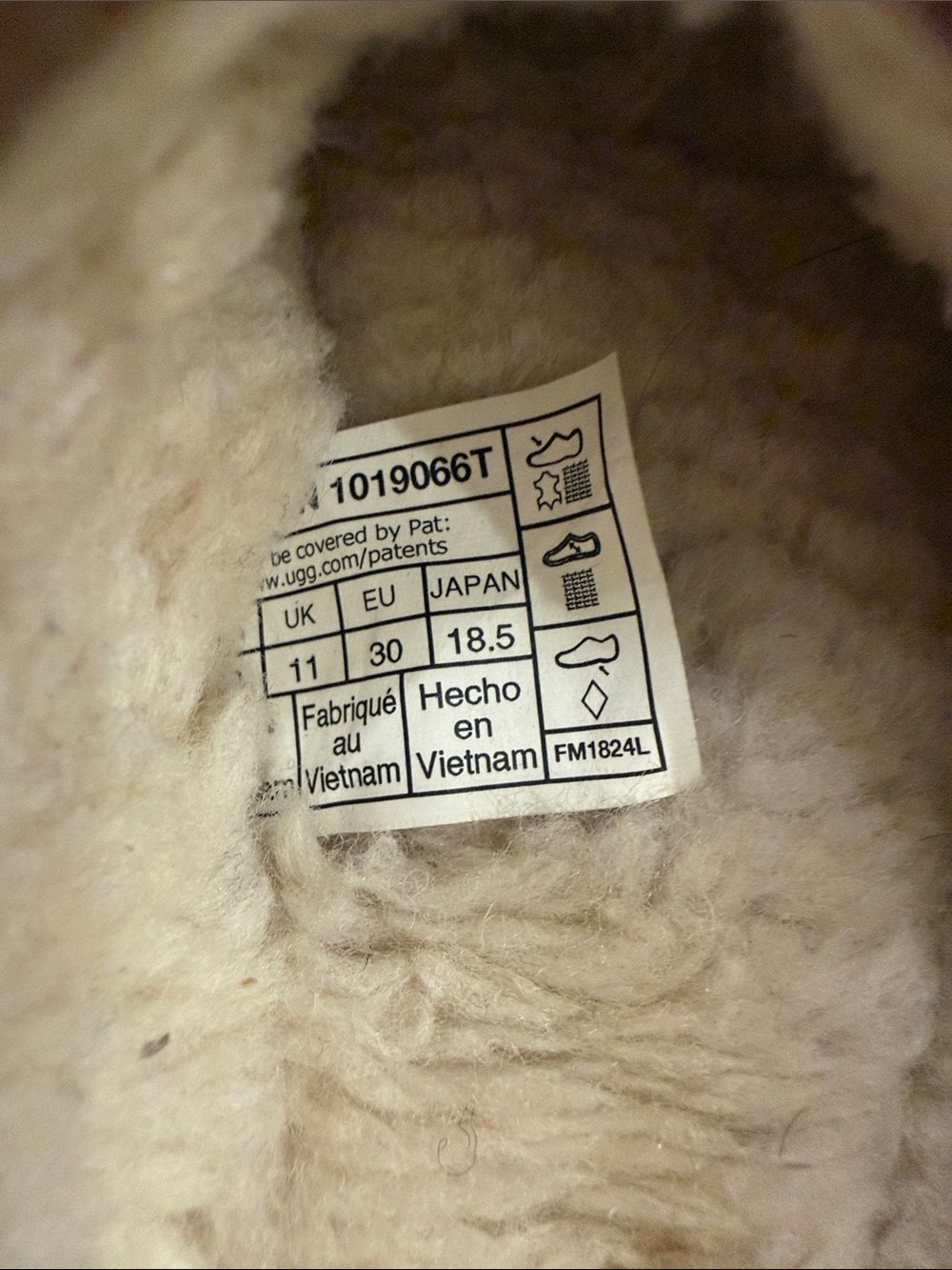 UGG Tasman II Chestnut Brown Suede Shearling Clog Slippers - Picture 6 of 7
